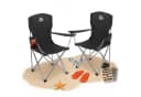 BigDean Campingstuhl 2er Set Extra Hohe Lehne Bild 2