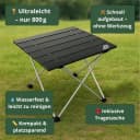 BigDean Campingtisch faltbar Ultraleicht Kleiner Klapptisch Bild 1
