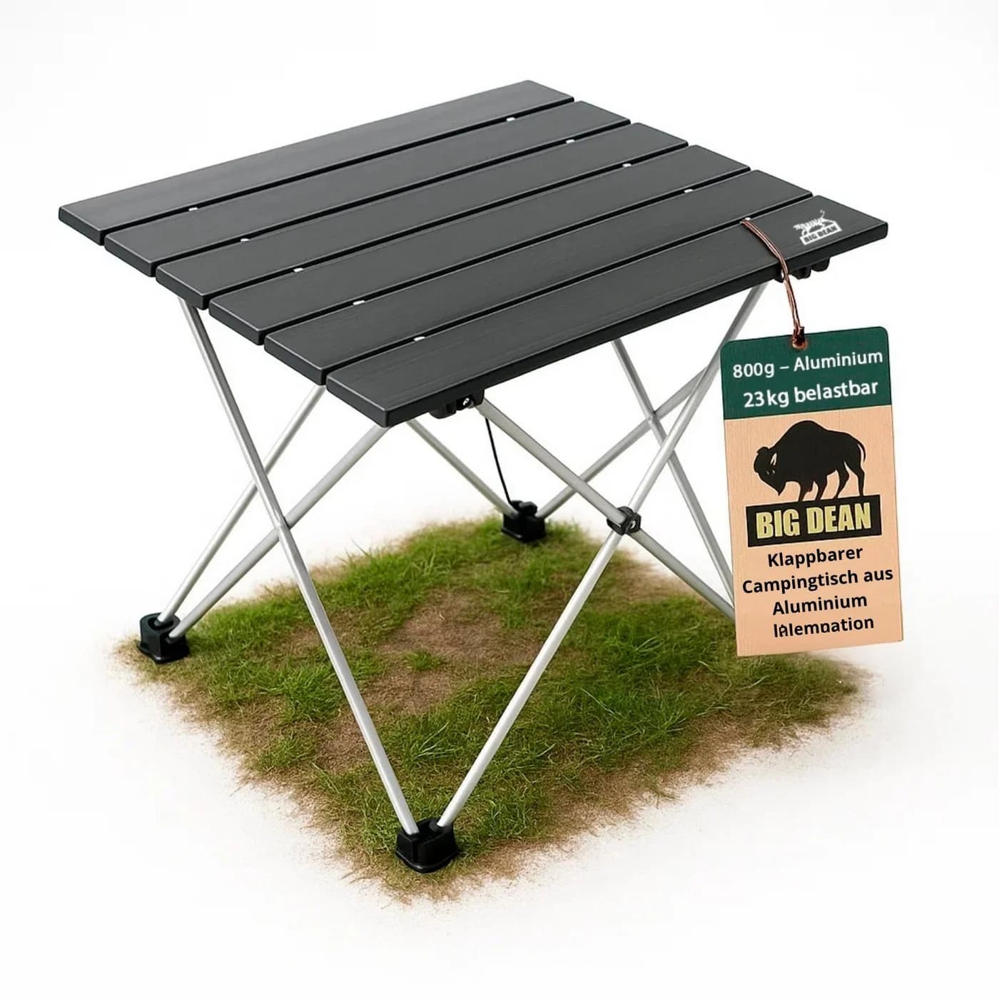 BigDean Campingtisch faltbar Ultraleicht Kleiner Klapptisch - Bild 2