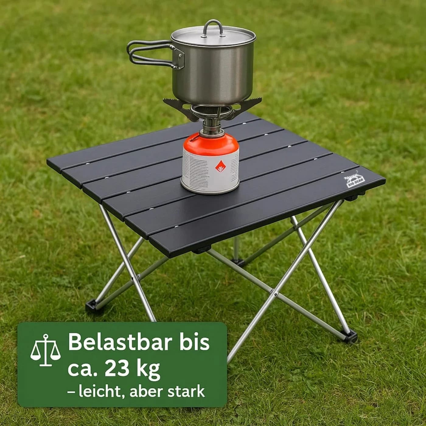 BigDean Campingtisch faltbar Ultraleicht Kleiner Klapptisch - Bild 5