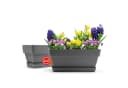 BigDean Blumenkasten 3er Set Anthrazit Bruchfester Kunststoff Bild 2