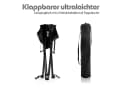 BigDean Campingtisch Faltbar Schwarz 30kg Belastbar mit Getränkehaltern Bild 5