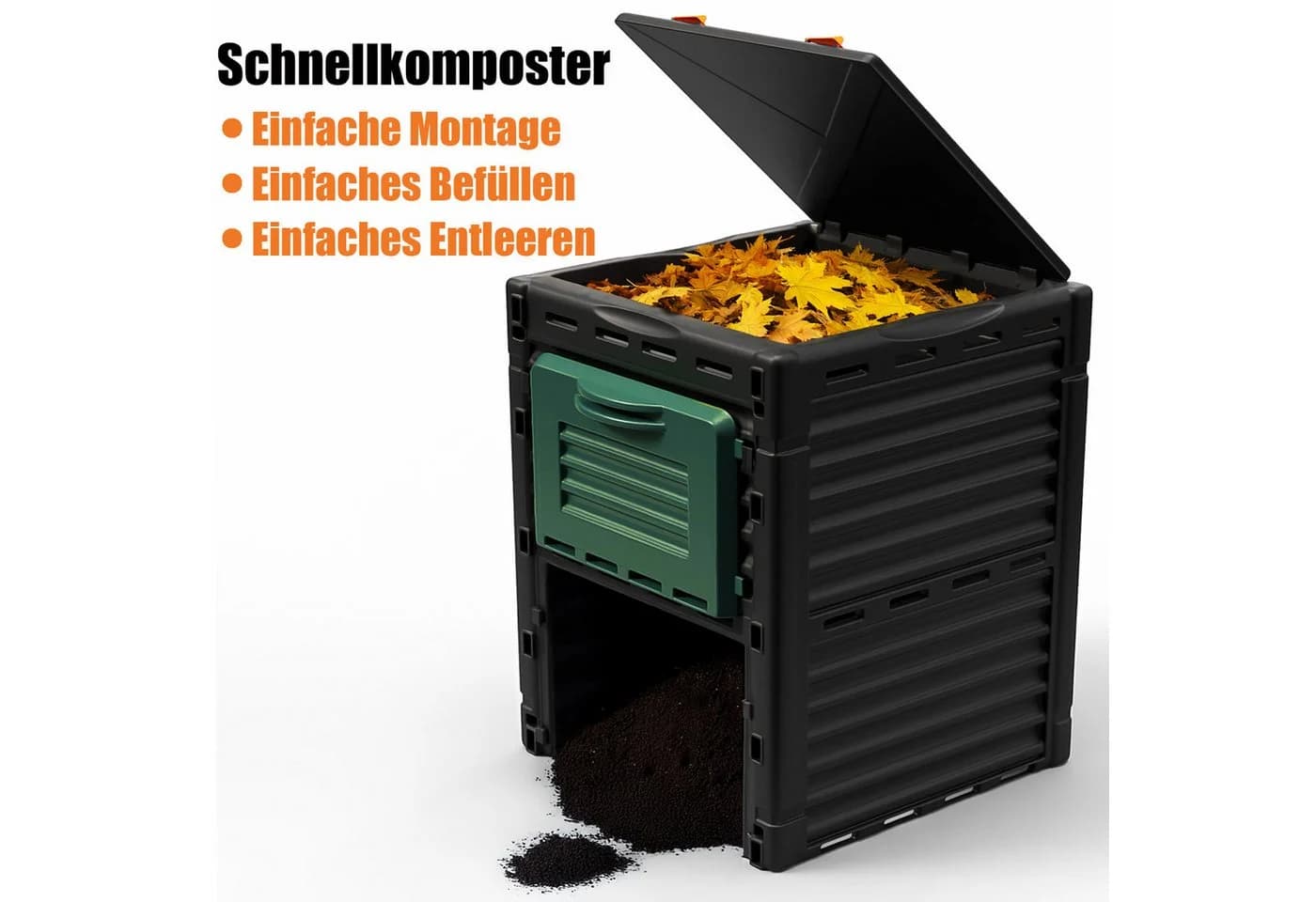 BigDean Schnellkomposter Garten 300 Liter Thermokomposter - Bild 4