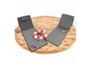 BigDean Strandliege 2er Set Klappbar Grau Oxford-Gewebe Bild 2