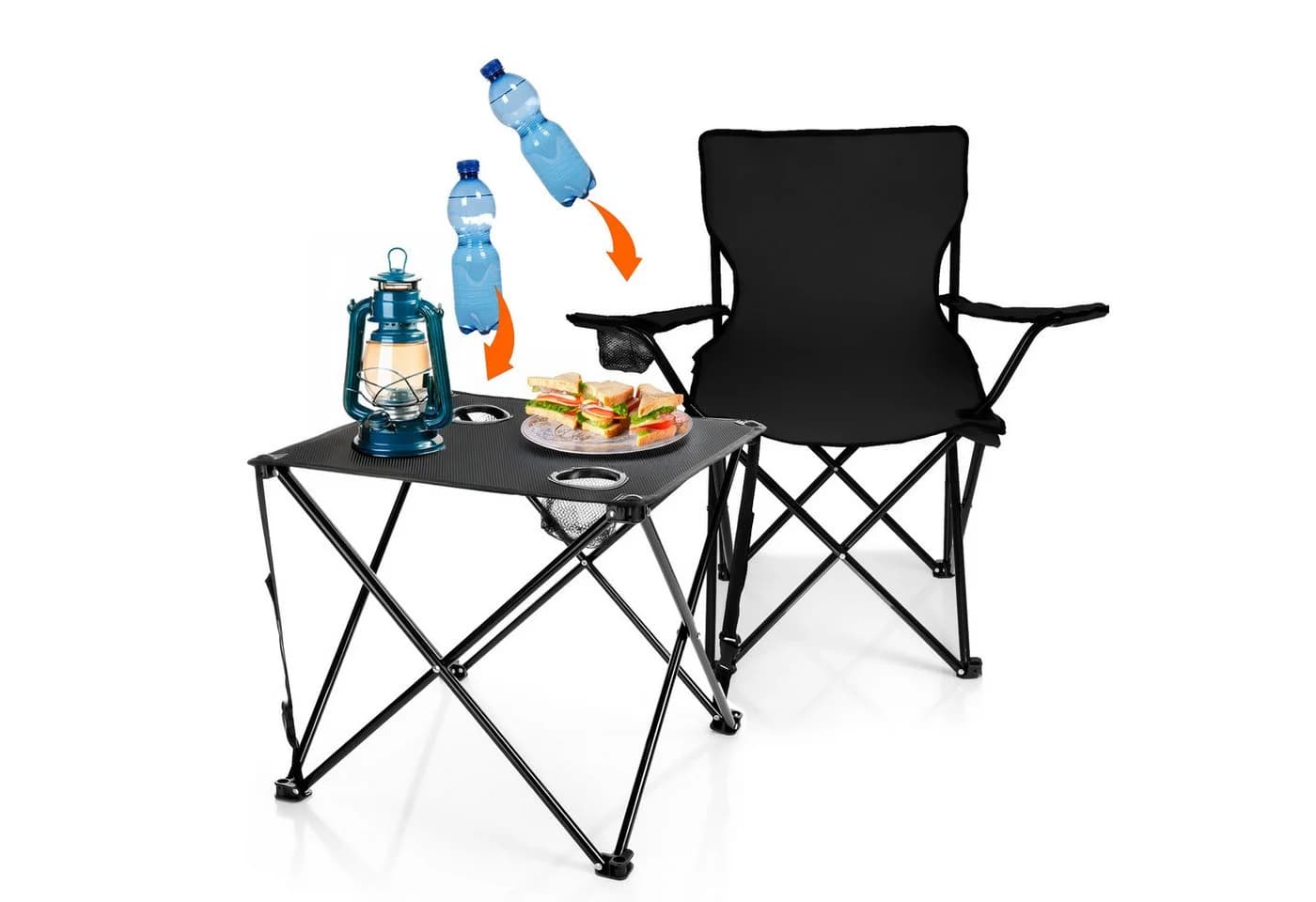 BigDean Campingstuhl 2 Stück Faltstuhl & Campingtisch - Bild 4
