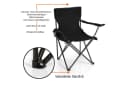 BigDean Campingstuhl 2 Stück Faltstuhl & Campingtisch Bild 5