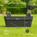 BigDean Balkongeländerkasten Anthrazit mit Wasserspeicher Bild 3