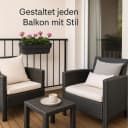 BigDean Balkongeländerkasten Anthrazit mit Wasserspeicher Bild 5
