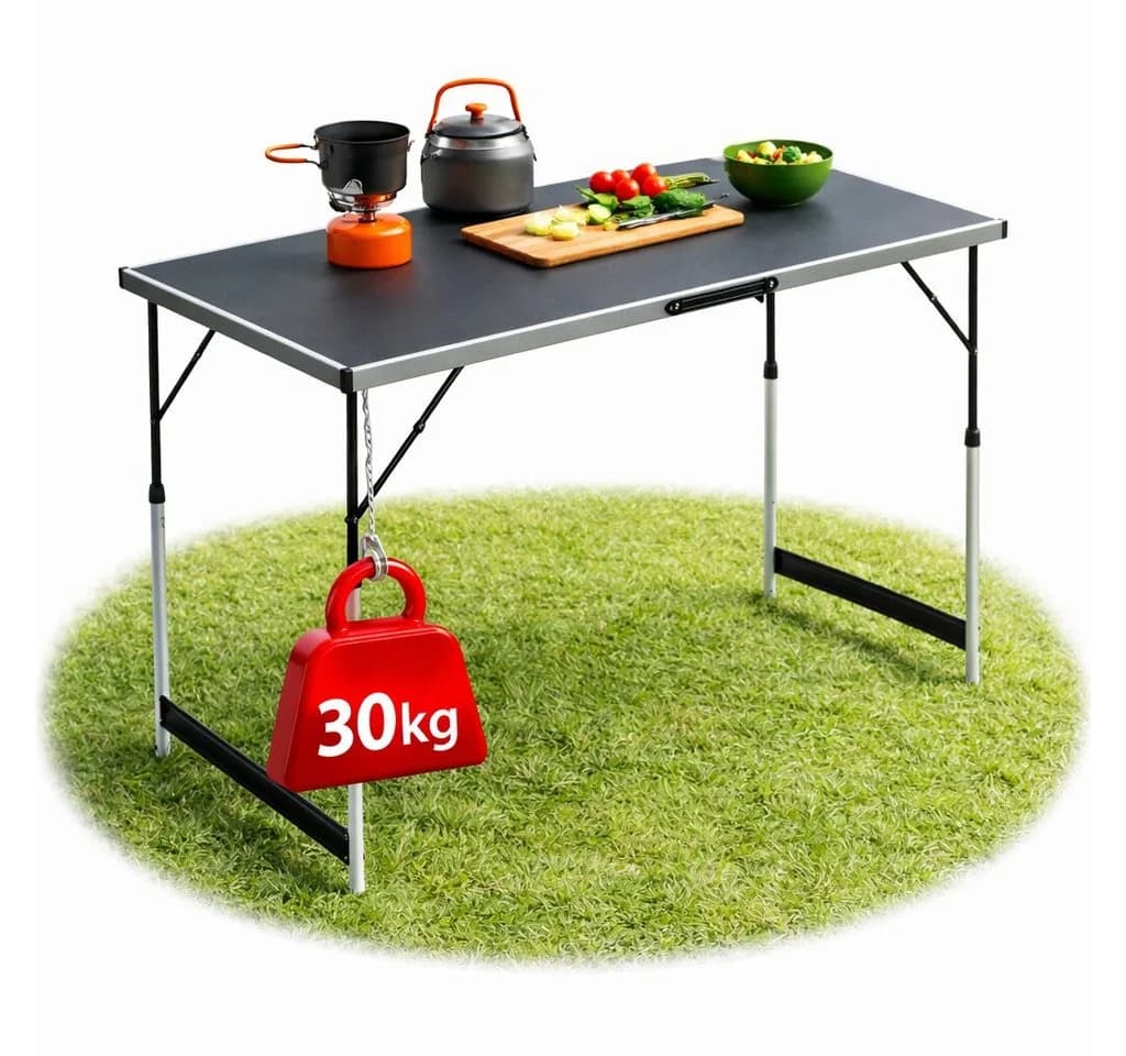 BigDean Klapptisch Höhenverstellbar Stabil Campingtisch - Bild 2