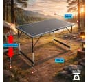 BigDean Klapptisch Höhenverstellbar Stabil Campingtisch Bild 3