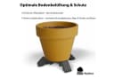 BigDean Standfuß 4x Füßchen Blumentopf Anthrazit 12er Pack Bild 5