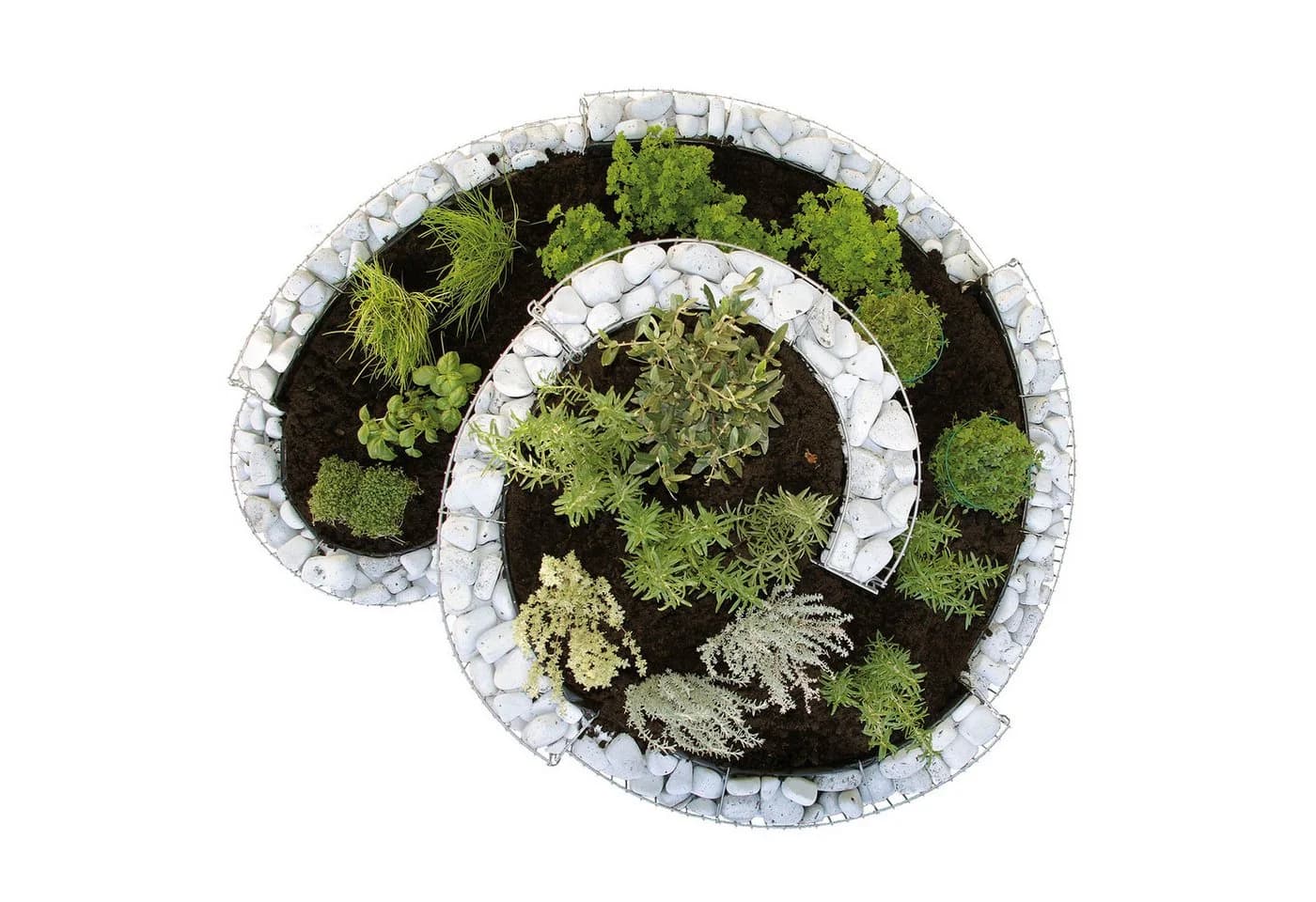 Bellissa Kräuterspirale Stahldraut Bausatz Garten - Bild 5