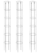 Bellissa Tomatenturm Rankhilfe 120 cm Verzinkt Silber Bild 1