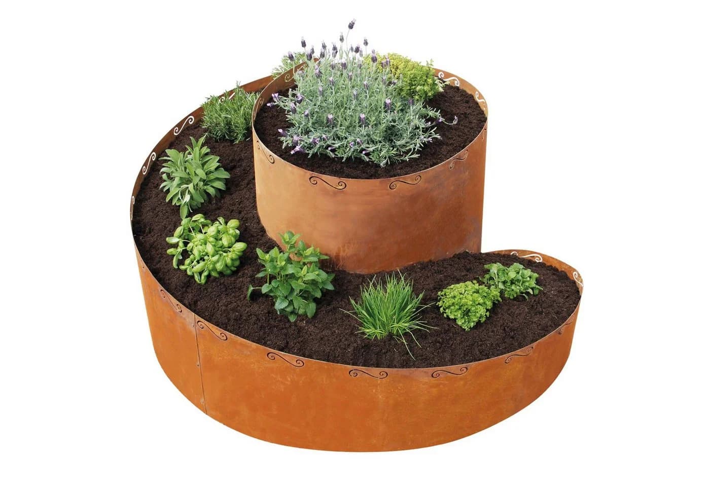 Bellissa Kräuterspirale Corten 130x140x80cm - Bild 2