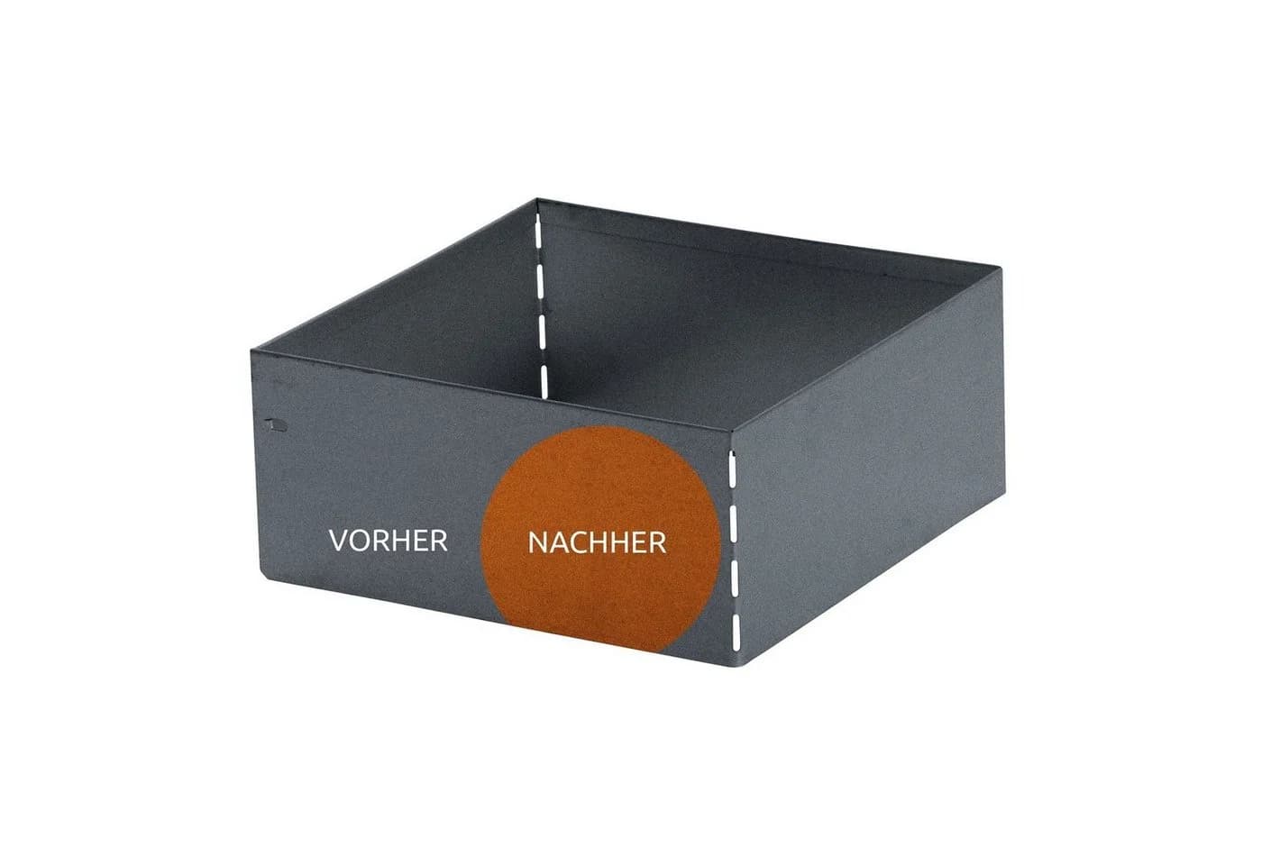 Bellissa Rasenkante Square Corten 30x30cm H20cm Beetumrandung