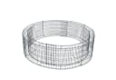 Bellissa Gabionen-Hochbeet rund Silber Stahldraht Bild 2