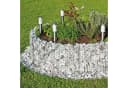 Bellissa Gabionen-Hochbeet rund Silber Stahldraht Bild 3
