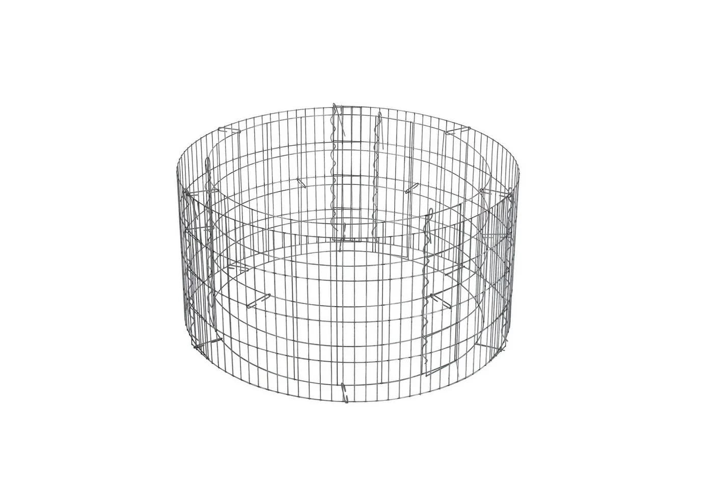 Bellissa Gabionen Hochbeet rund 81x40 cm feuerverzinkt - Bild 2