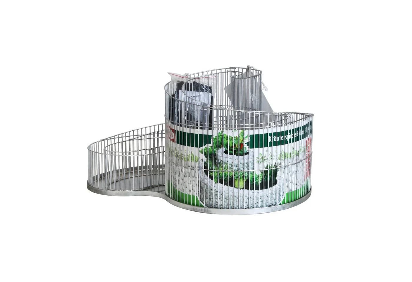Bellissa Kräuterspirale Silber für Balkon & Terrasse - Bild 5