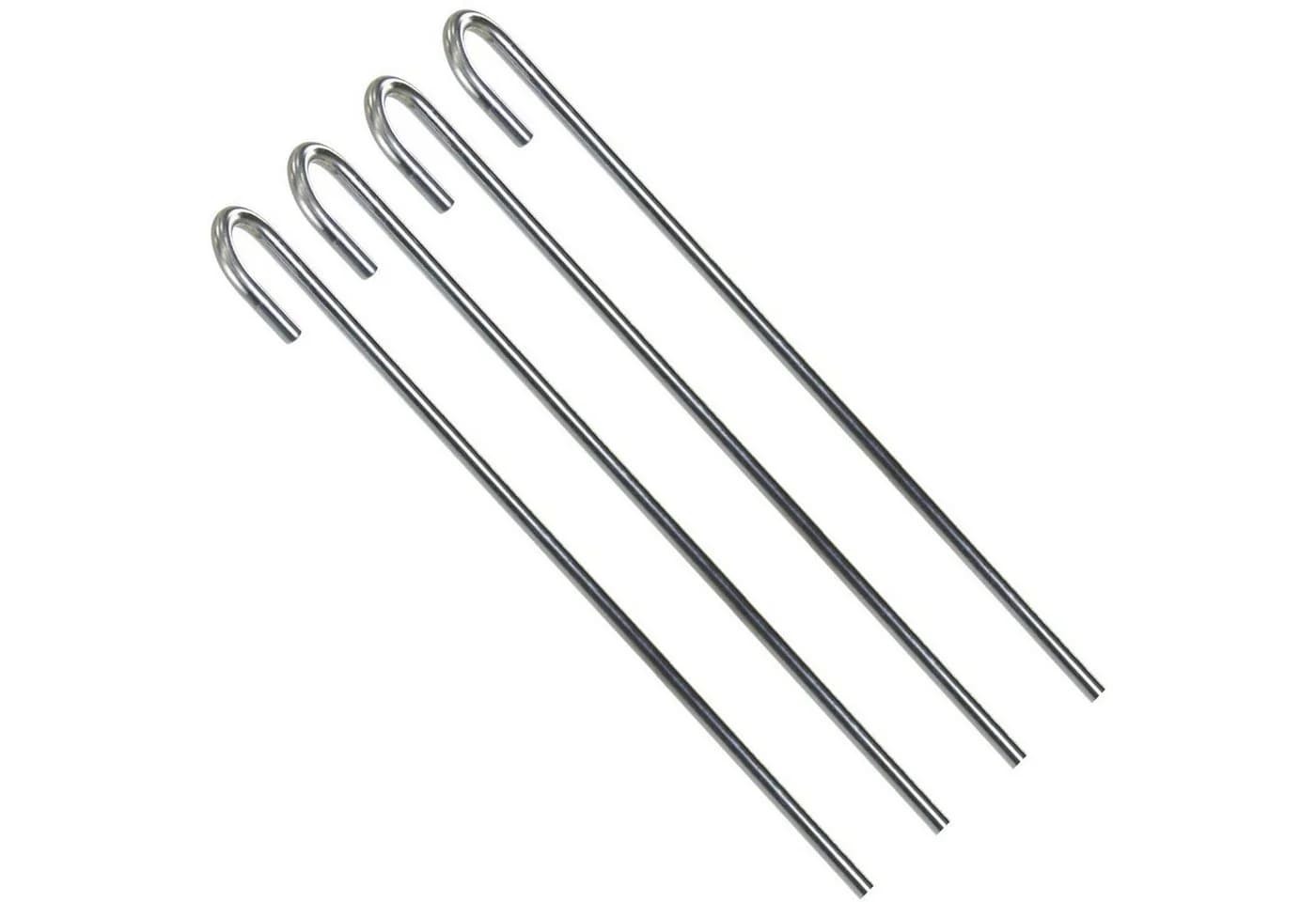 Belissa XL 40 cm Stahl Verzinkt Zelthering Bodenanker Set 4-St - Bild 2