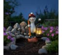 abc HOME Gartenfigur Maulwurf mit Laterne LED Solarpanel Lichtsensor Bild 2