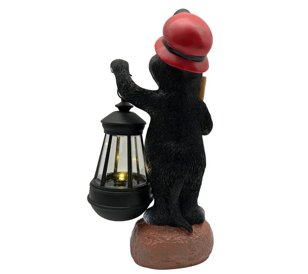 abc HOME Gartenfigur Maulwurf mit Laterne LED Solarpanel Lichtsensor - Bild 3