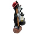 abc HOME Gartenfigur Maulwurf mit Laterne LED Solarpanel Lichtsensor Bild 5