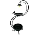 abc HOME Vogeltränke mit Pflanzständer und Solar-LED Bild 3