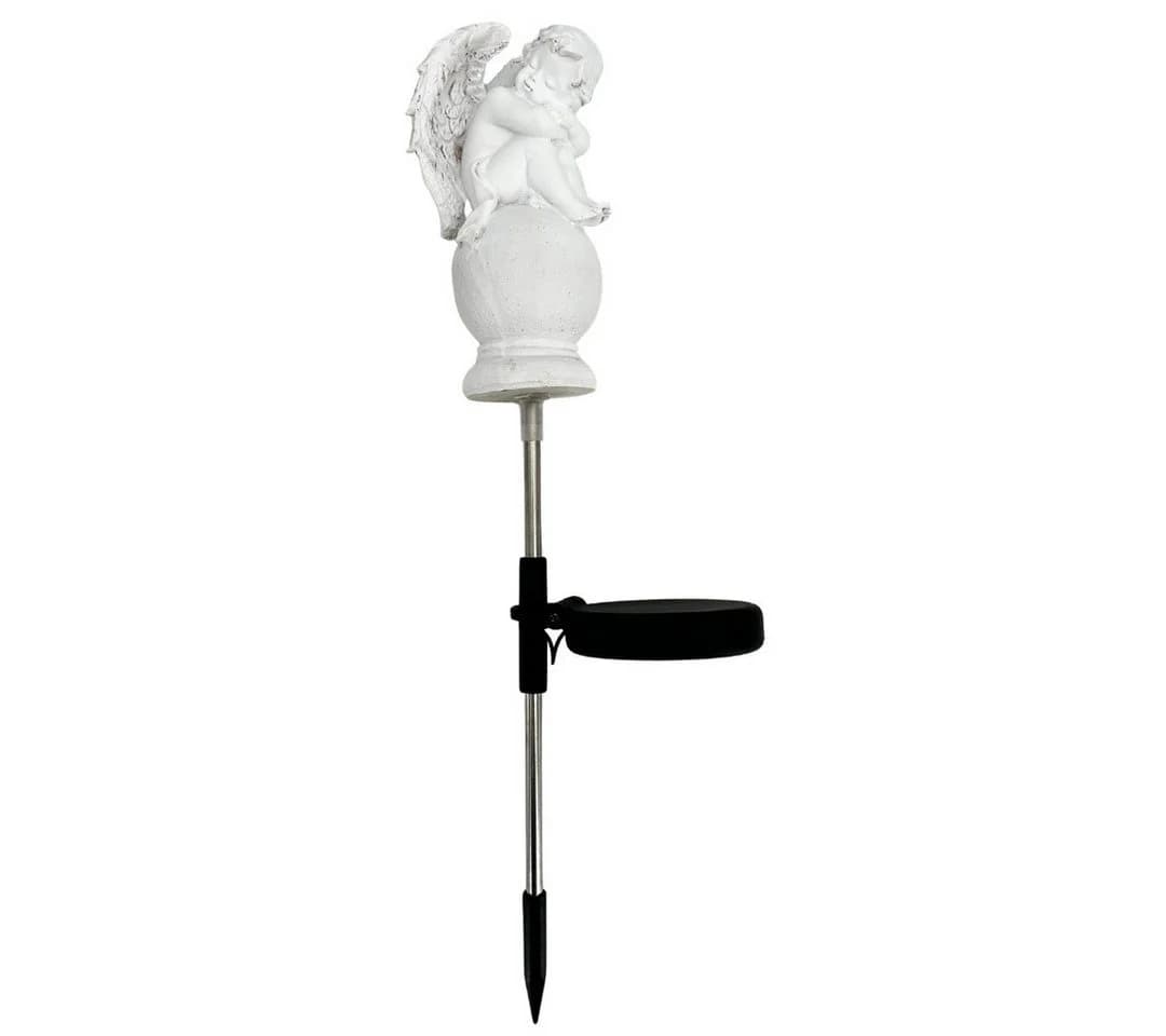 abc HOME Gartenstecker Engel mit LED-Beleuchtung und Timerfunktion - Bild 2