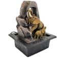 abc HOME Zimmerbrunnen Elefanten mit LED und Wasserpumpe Bild 3