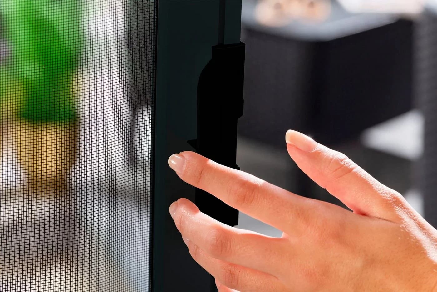 Insektenschutz-Tür HECHT INTERNATIONAL "SMART" Grau Anthrazit - Bild 3