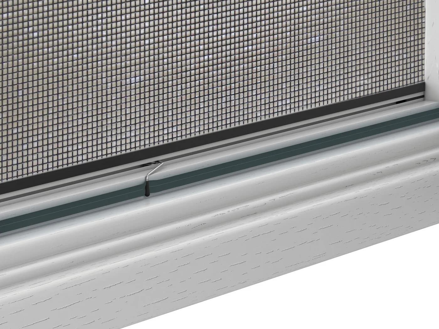 hecht international Insektenschutz-Fensterrahmen MASTER SLIM weiß anthrazit - Bild 3