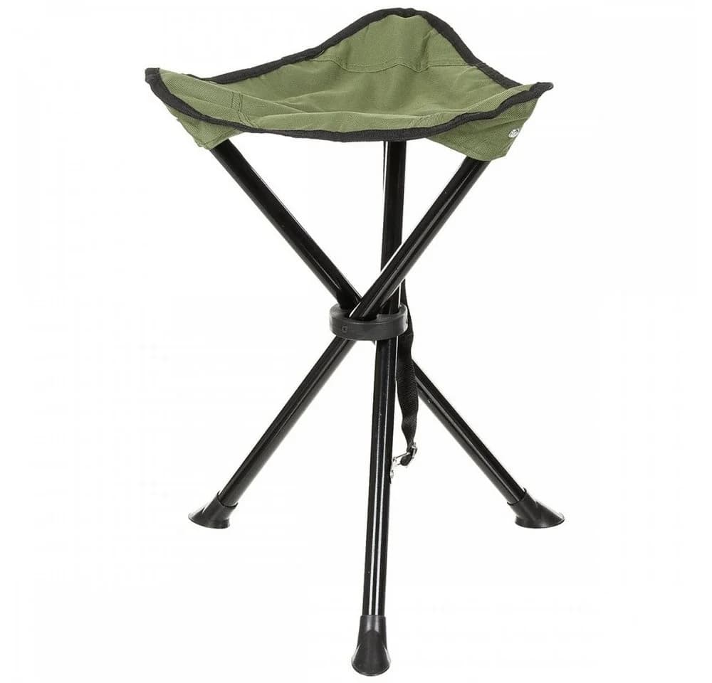 MFH Campinghocker Klapphocker Dreibein Oliv - Bild 2