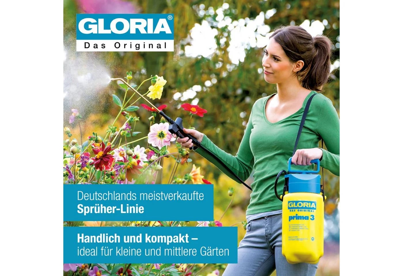 Gloria Drucksprühgerät 3 l Gartenspritze - Bild 2