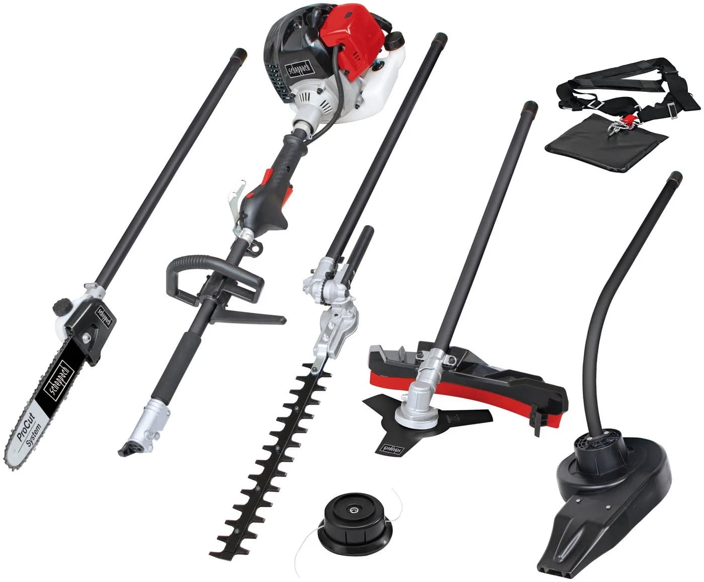 Scheppach 5-in-1 Multigartengerät MTC42-5P Motorsense Heckenschere - Bild 3