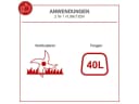Scheppach Benzin-Vertikutierer SC55P 5,4 PS 40 cm Arbeitsbreite Bild 1