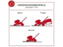 Scheppach Benzinrasenmäher MP150-46 46 cm Schnittbreite 150 cm³ 3,5 PS Bild 1