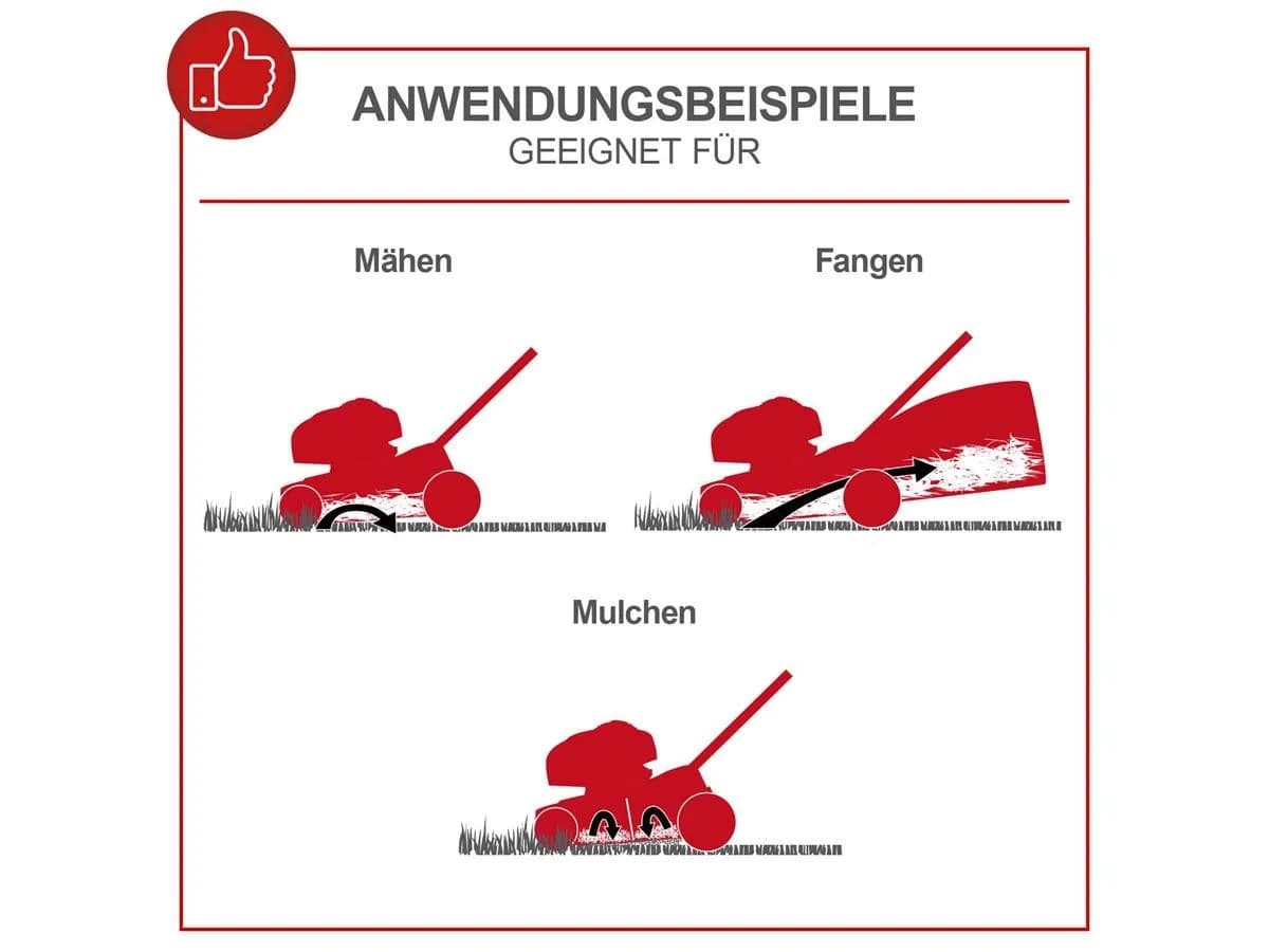 Scheppach Benzinrasenmäher MP150-46 46 cm Schnittbreite 150 cm³ 3,5 PS