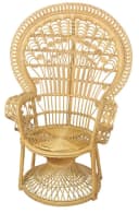 Rattanstuhl Beige mit Kissenauflage HOFMANN LIVING AND MORE Bild 2