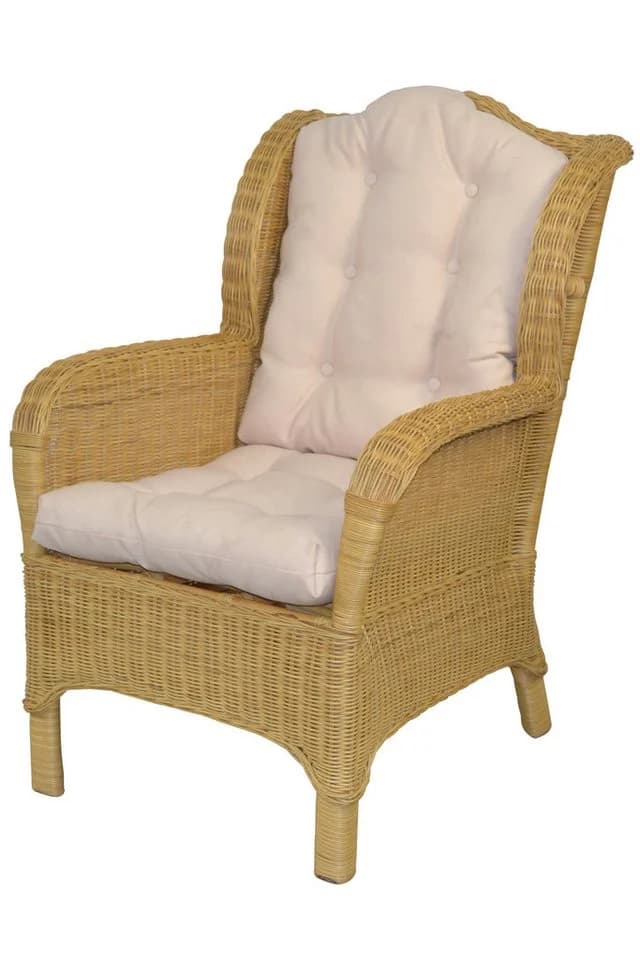 moebel-direkt-online Rattansessel Jascha Beige Handgeflochten mit Kissen - Bild 5