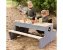 Muddy Buddy Garten-Kindersitzgruppe Creator Natur/Wolkengrau Outdoor Spieltisch Bild 3