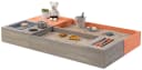 MUDDY BUDDY® Sandkasten Flexy Style Warmgrau/Lachs Bild 3