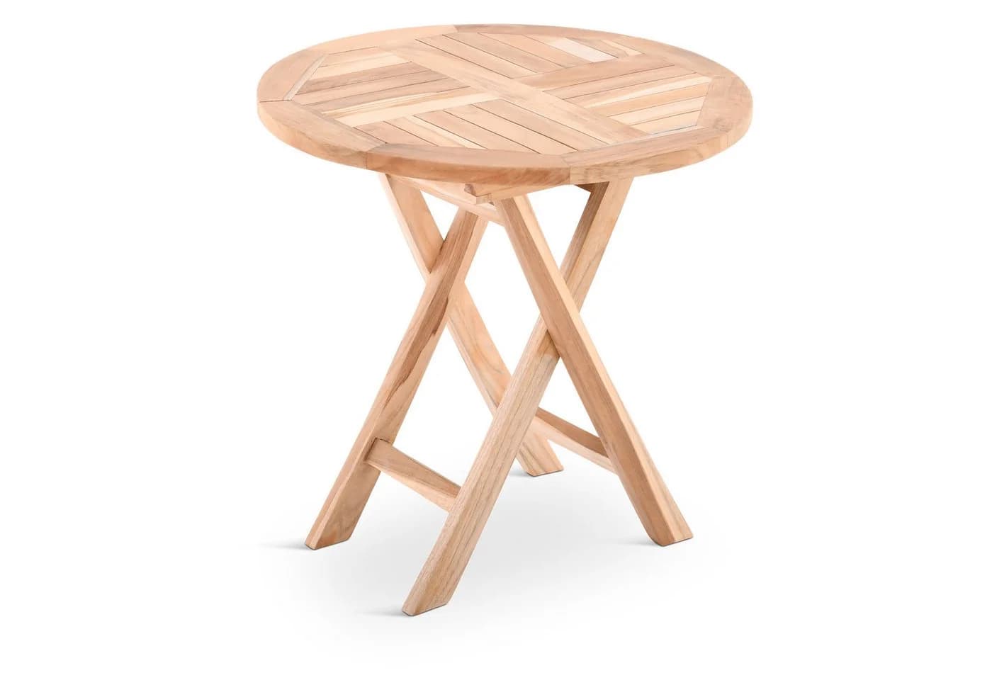 Raburg Beistelltisch Teakholz massiv 50 cm rund oder quadratisch - Bild 2