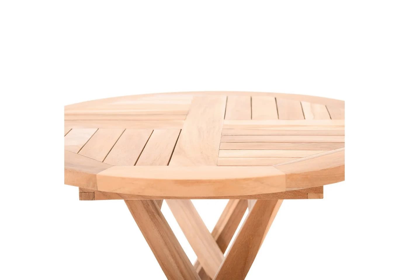 Raburg Beistelltisch Teakholz massiv 50 cm rund oder quadratisch - Bild 4