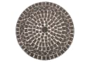 Raburg Mosaiktisch Mayla Rund Schwarz Metall Bild 1