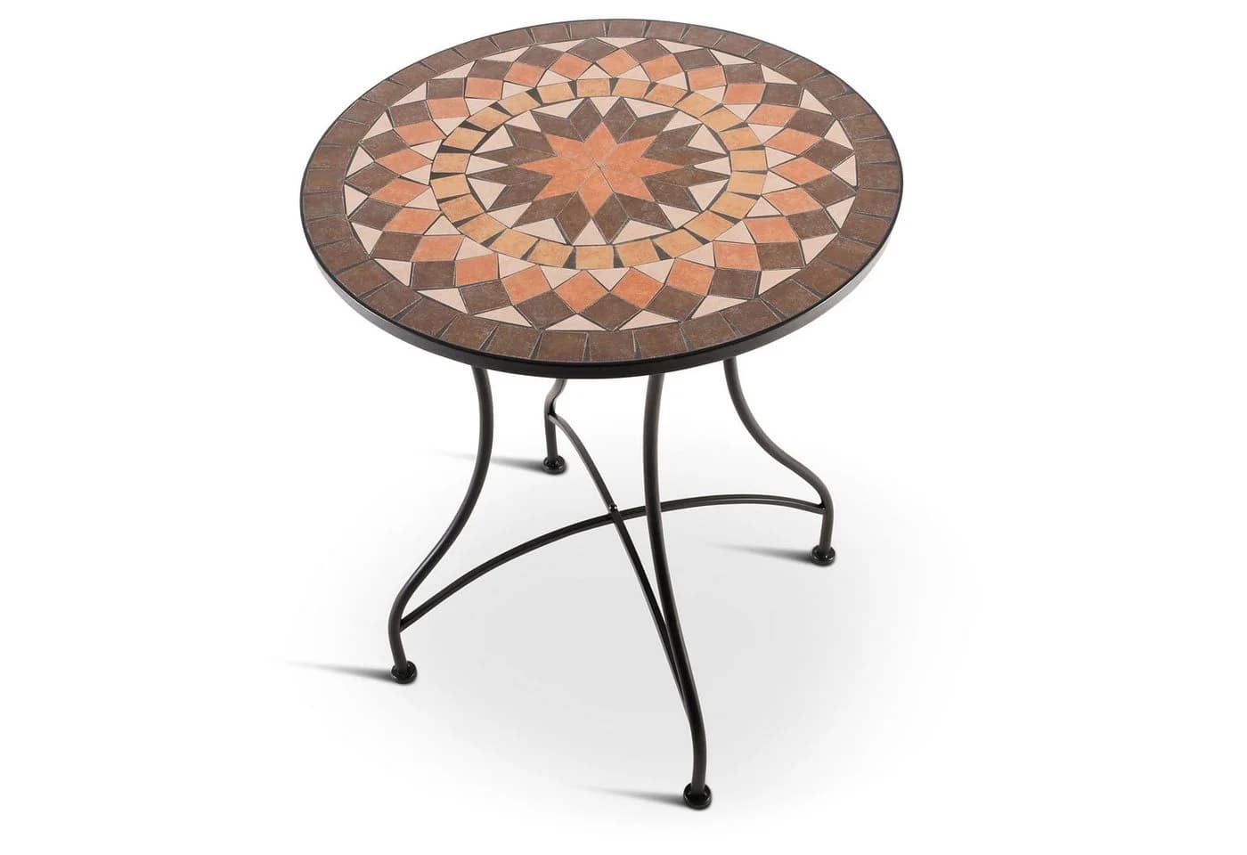 Raburg Mosaiktisch Mayla Schwarz Beige Braun Orange - Bild 2