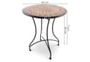 Raburg Mosaiktisch Mayla Schwarz Beige Braun Orange Bild 4