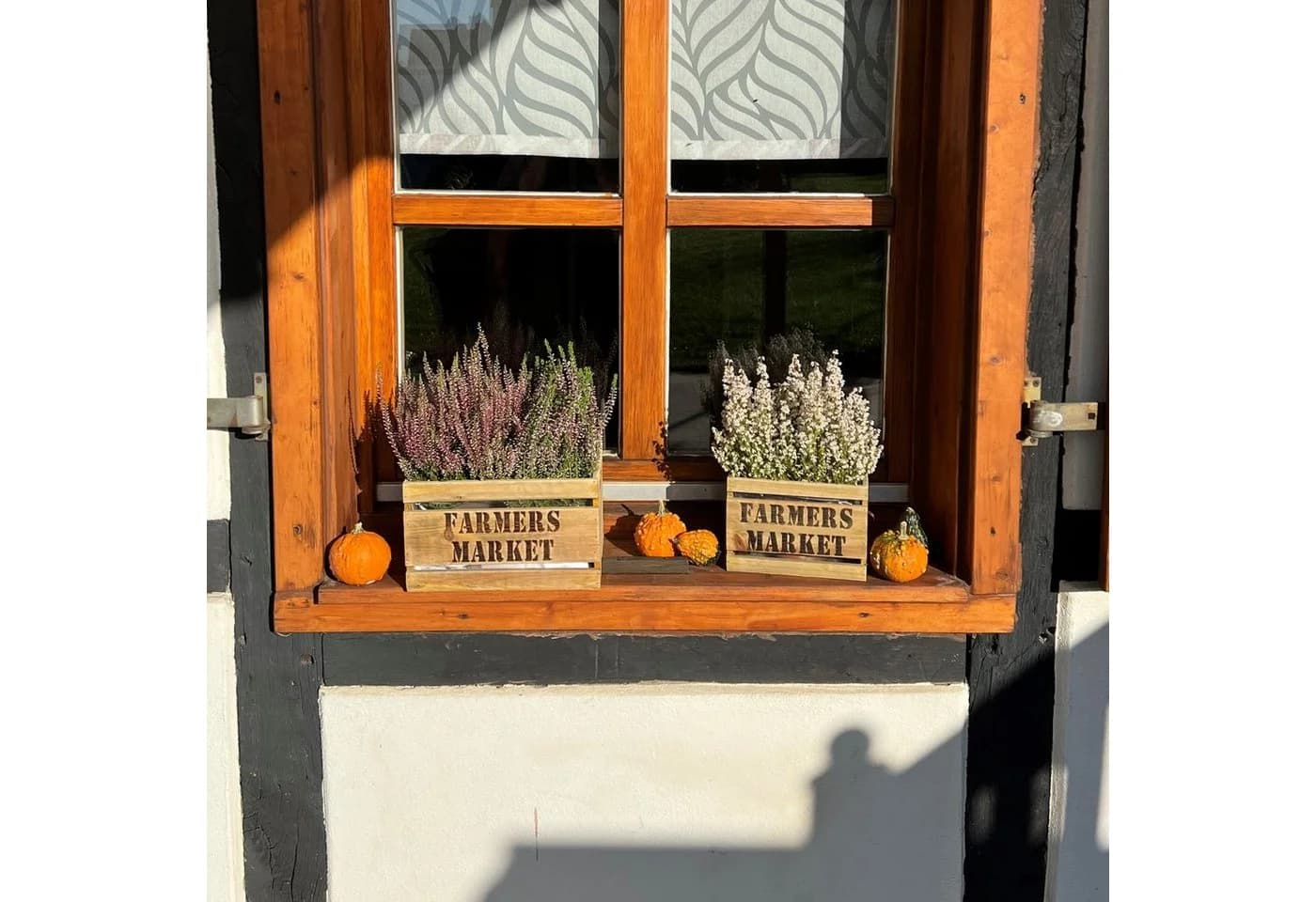 tegawo Holzkiste Farmers Market Natur FSC-Holz