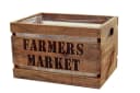 tegawo Holzkiste Farmers Market Natur FSC-Holz Bild 2