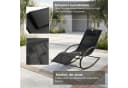 NovaTerra Gartenlounge-Set Premium Sun Lounger Schwarz Wetterfest Bild 4